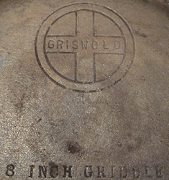 griswold cast iron griddle emblem